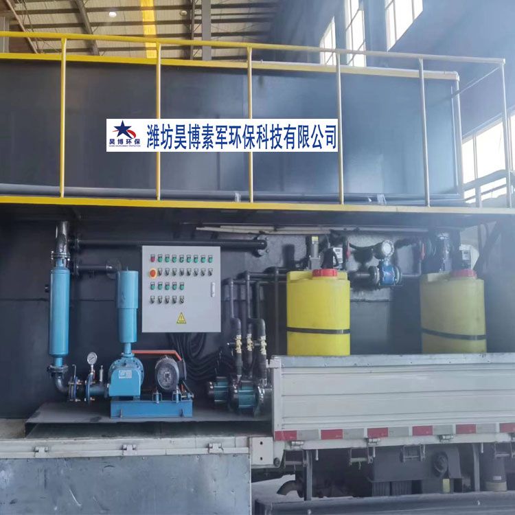 福建漳州平潭5-2.1-2.2米MBR一体化污水处理设备装车发货