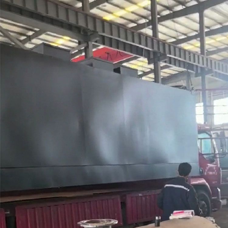 广东顺德6-1.5-2米一体化污水处理设备装车发货